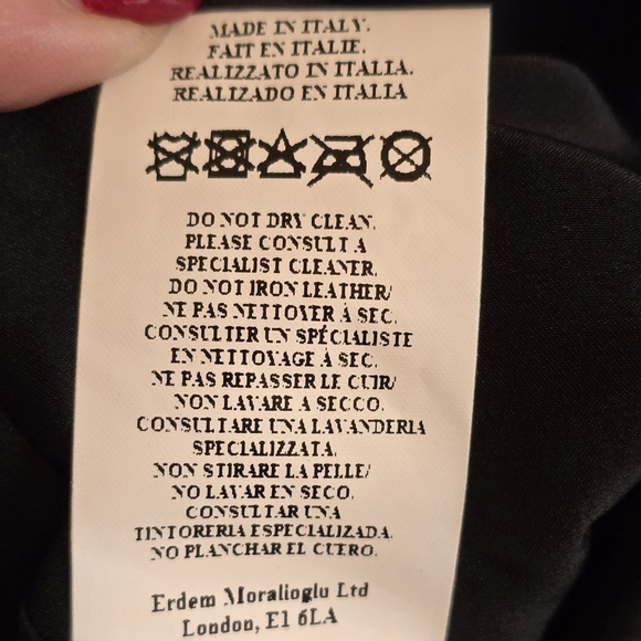 NWT ERDEM Hudson Navy Sleeveless Crystal Embellished Midi Dress, Sz 6 - Picture 9 of 11